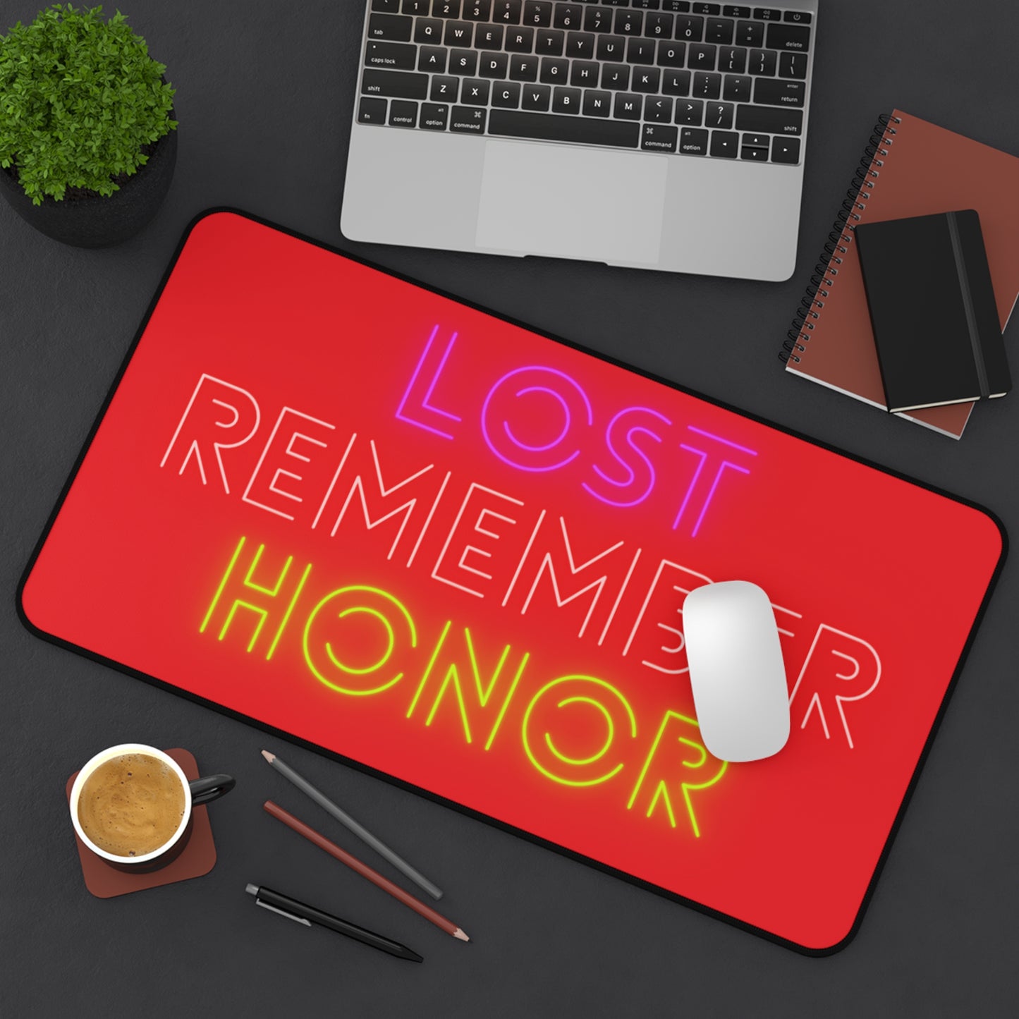 Desk Mat: Lost Remember Honor Red