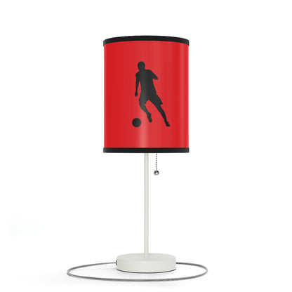 Lamp on a Stand, US|CA plug: Soccer Red