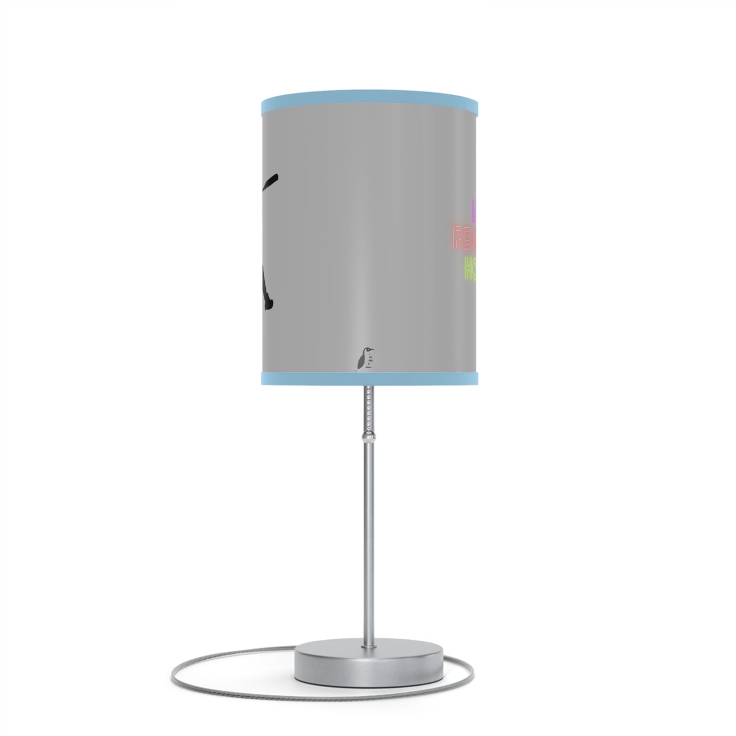 Lamp on a Stand, US|CA plug: Baseball Lite Grey