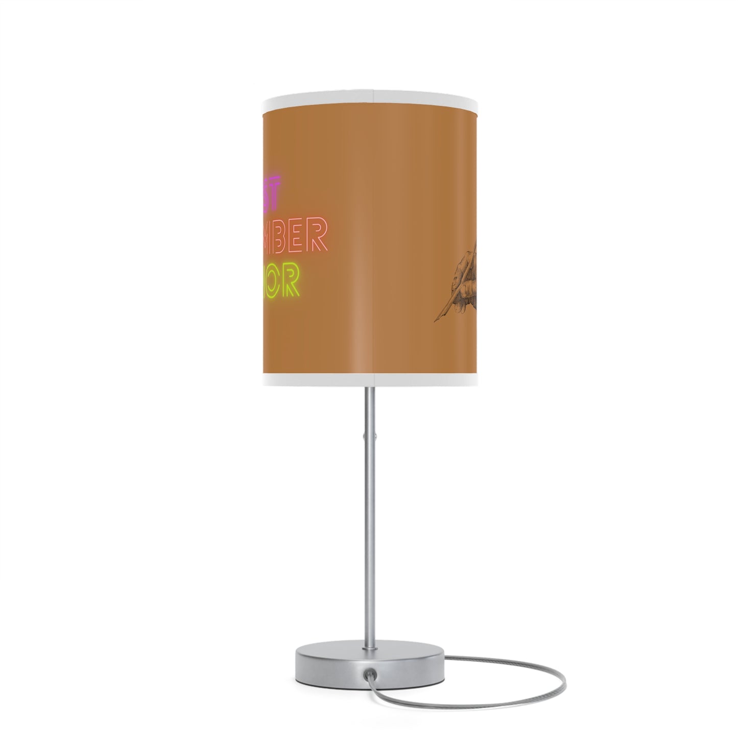 Lamp on a Stand, US|CA plug: Writing Lite Brown