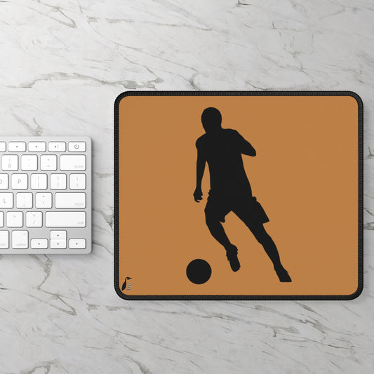 Gaming Mouse Pad: Soccer Lite Brown