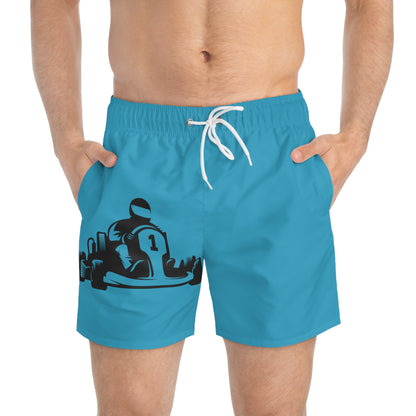 Swim Trunks: Racing Turquoise