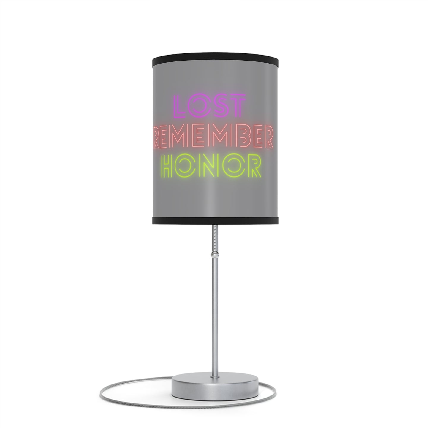 Lamp on a Stand, US|CA plug: Lost Remember Honor Grey