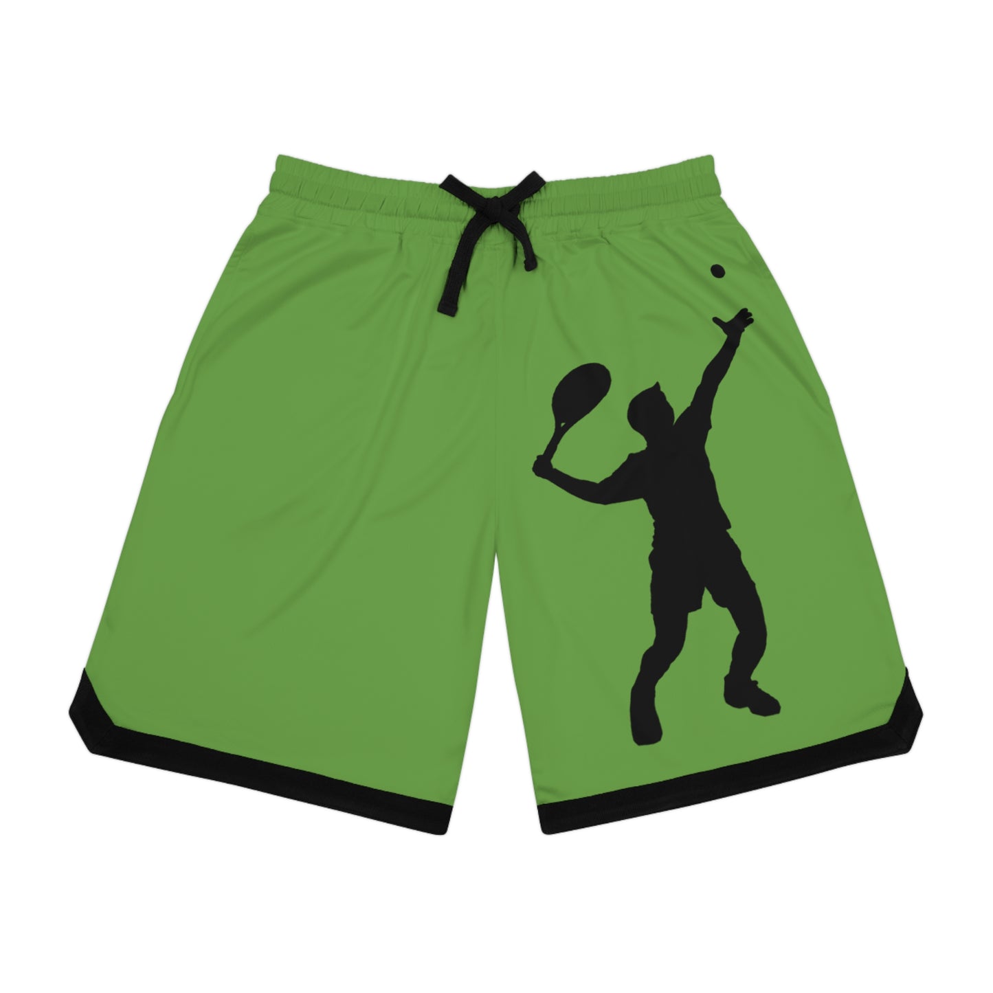 Basketball Rib Shorts: Tennis Green