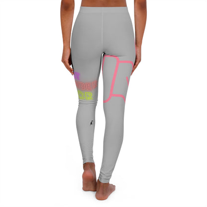 Women's Spandex Leggings: Fight Cancer Lite Grey