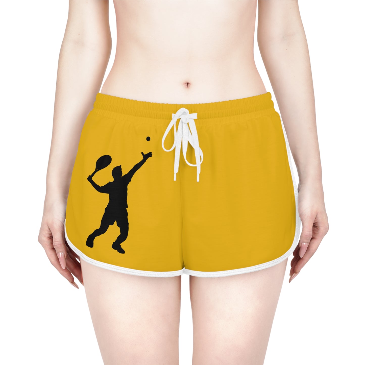 Women's Relaxed Shorts: Tennis Yellow