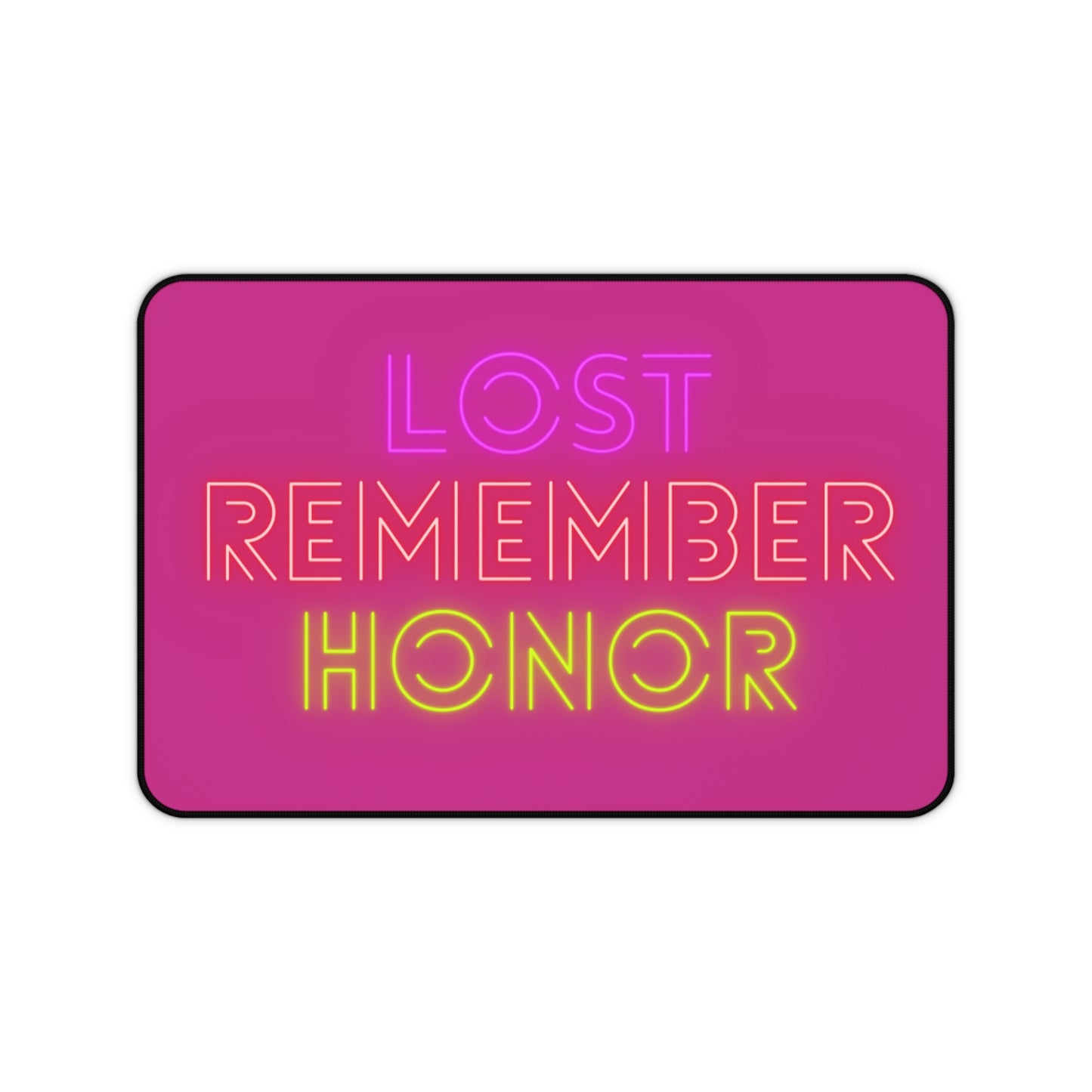 Desk Mat: Lost Remember Honor Pink