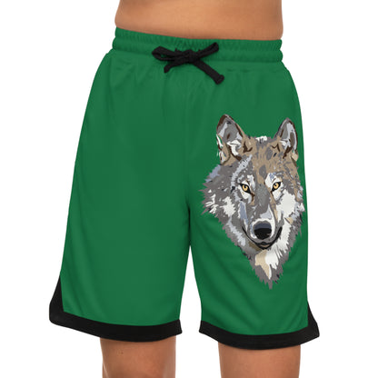 Basketball Rib Shorts: Wolves Dark Green