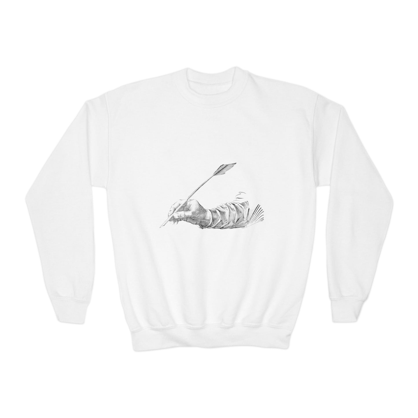 Youth Crewneck Sweatshirt: Writing