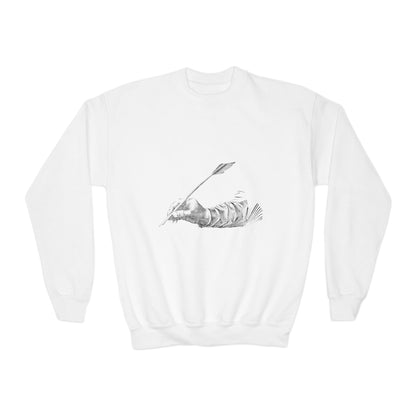 Youth Crewneck Sweatshirt: Writing