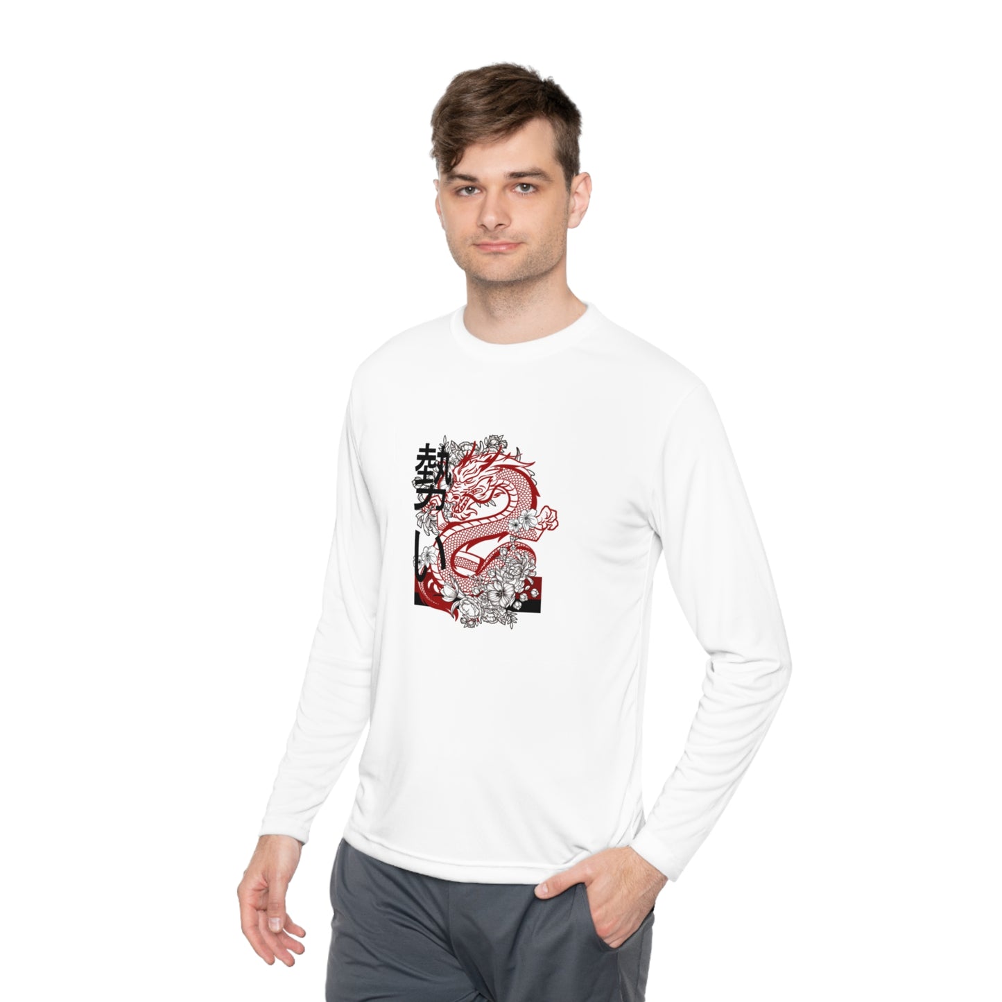 Lightweight Long Sleeve Tee: Dragons #1