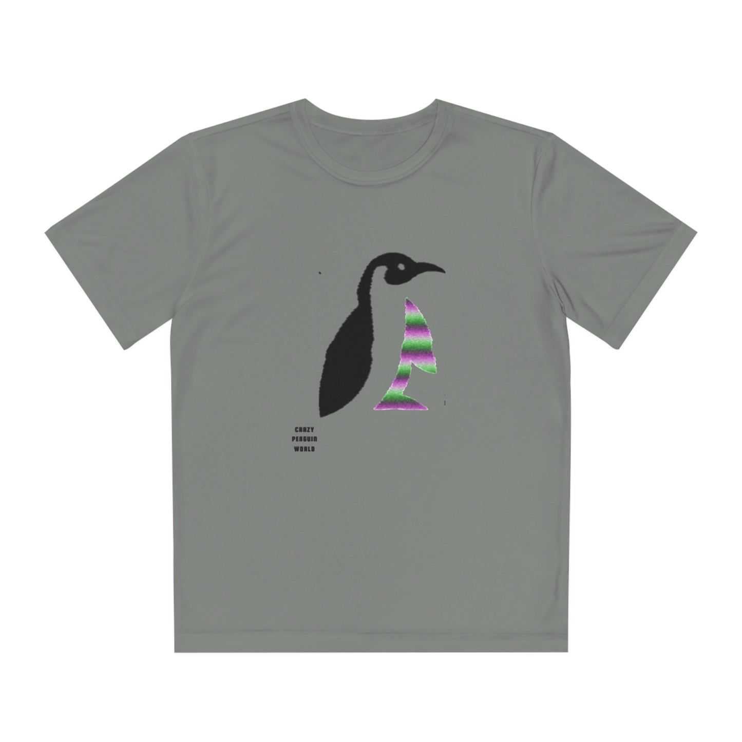 Youth Competitor Tee #1 : Crazy Penguin World Logo