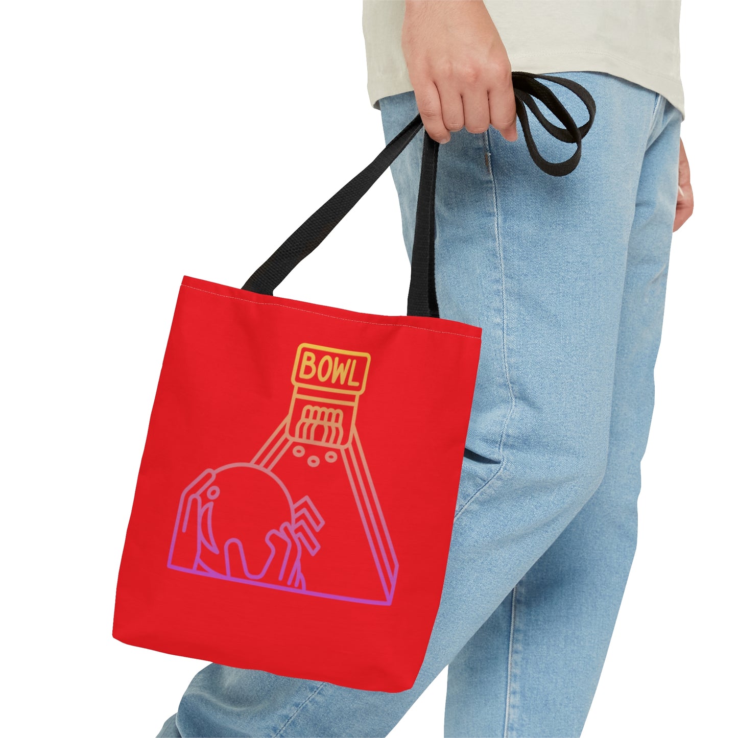 Tote Bag: Bowling Red