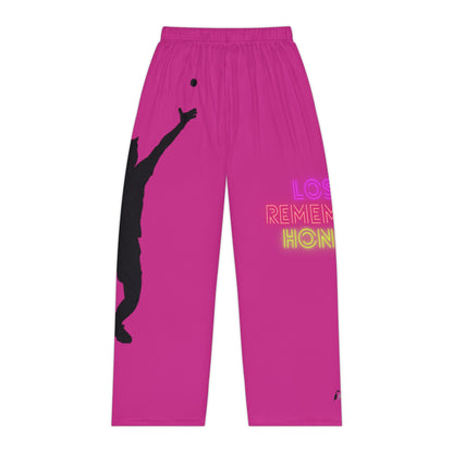 Women's Pajama Pants: Tennis Pink