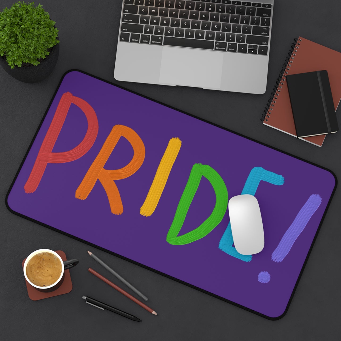 Desk Mat: LGBTQ Pride Purple