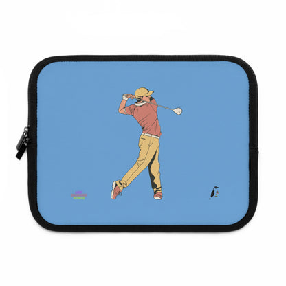 Laptop Sleeve: Golf Lite Blue