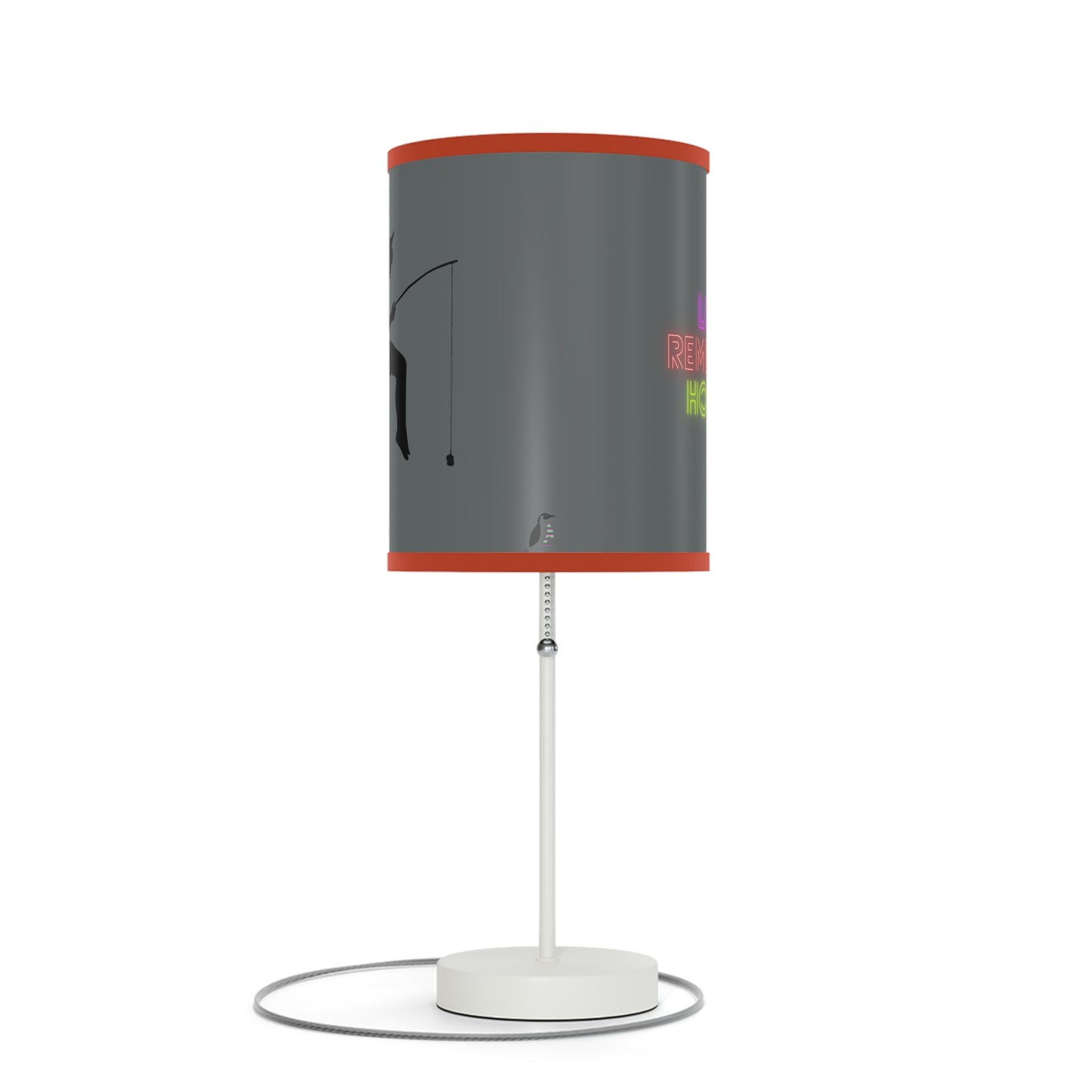 Lamp on a Stand, US|CA plug: Fishing Dark Grey 