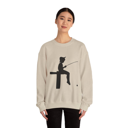 Heavy Blend™ Crewneck Sweatshirt: Fishing #1