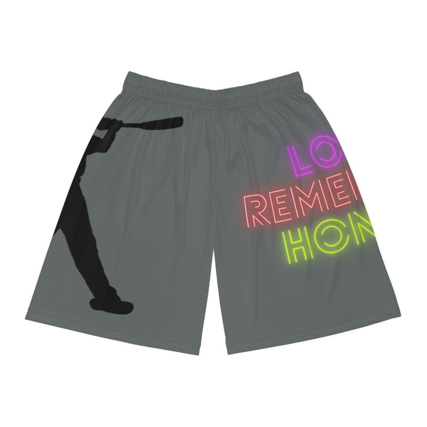 Basketball Shorts: Baseball Dark Grey