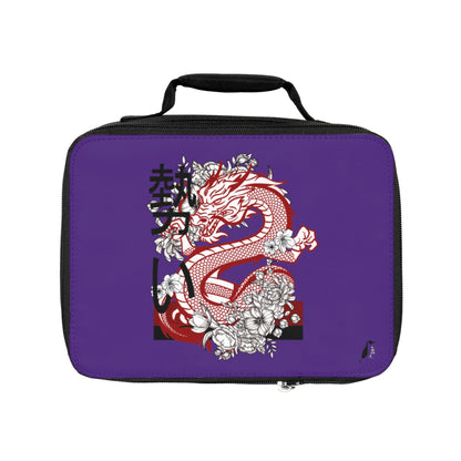 Lunch Bag: Dragons Purple