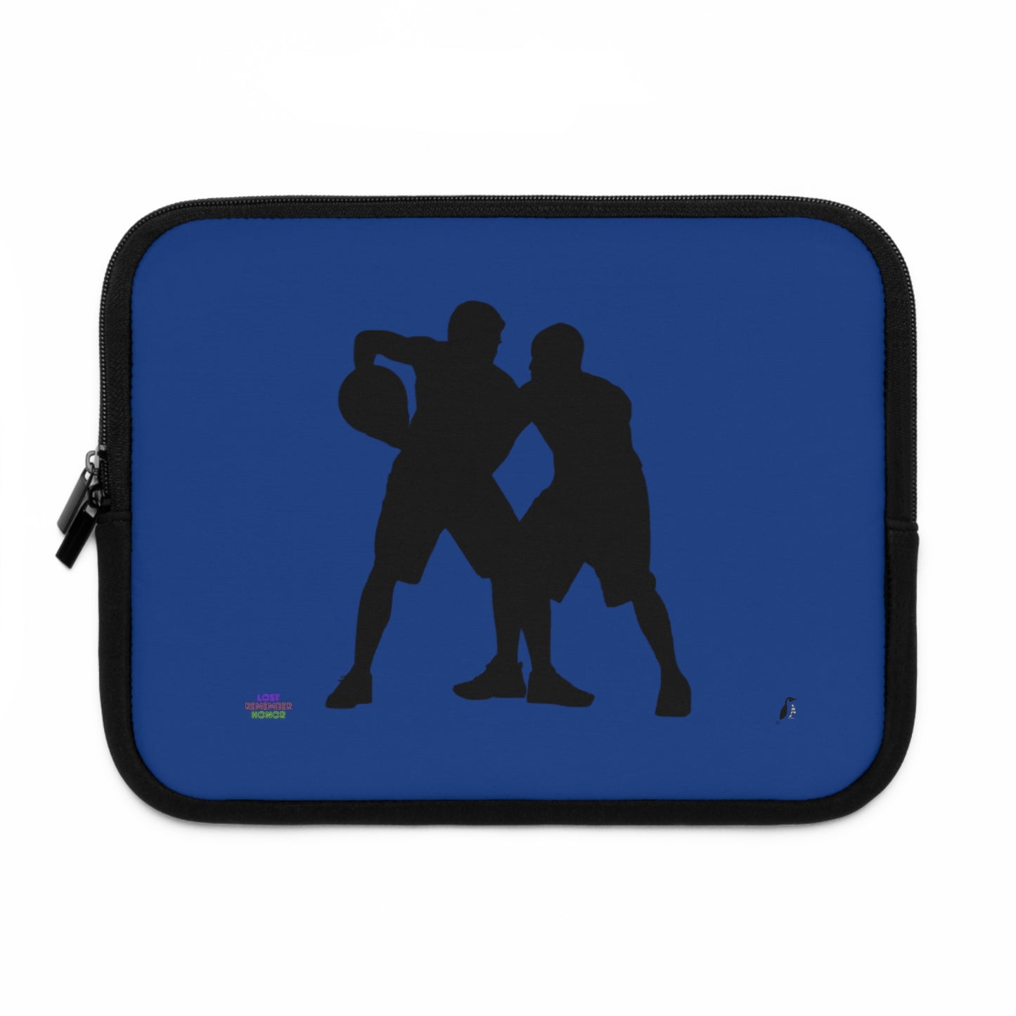 Laptop Sleeve: Basketball Dark Blue