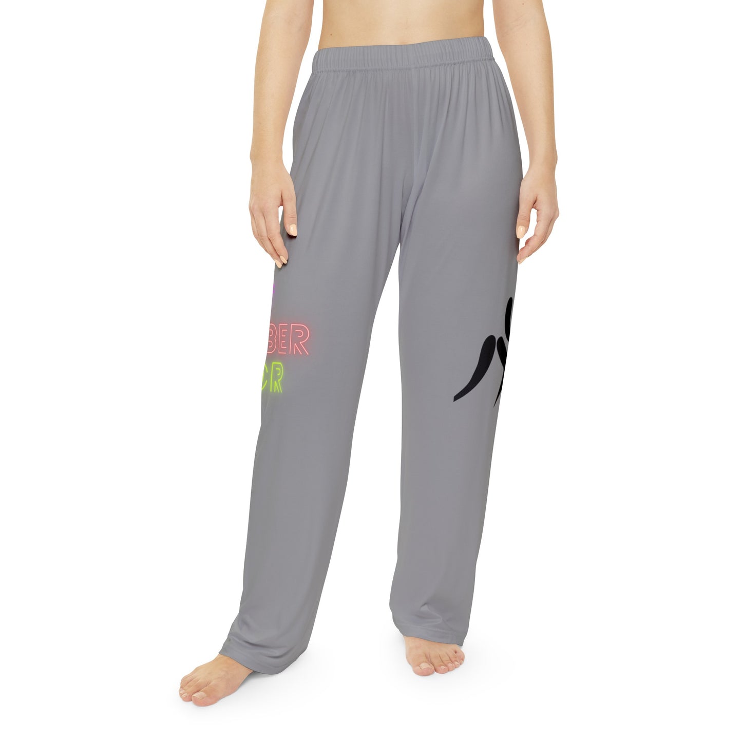 Pambabaeng Pajama Pants: Wrestling Gray 