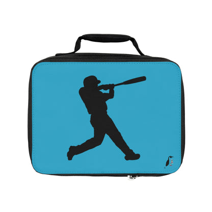 Lunch Bag: Baseball Turquoise