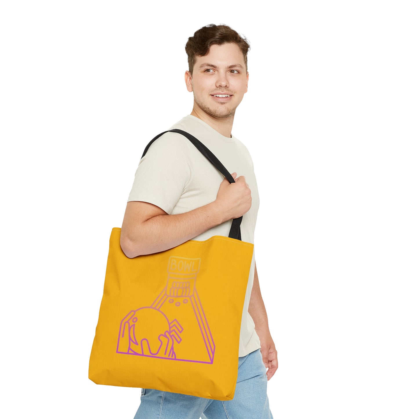 Tote Bag: Bowling Yellow