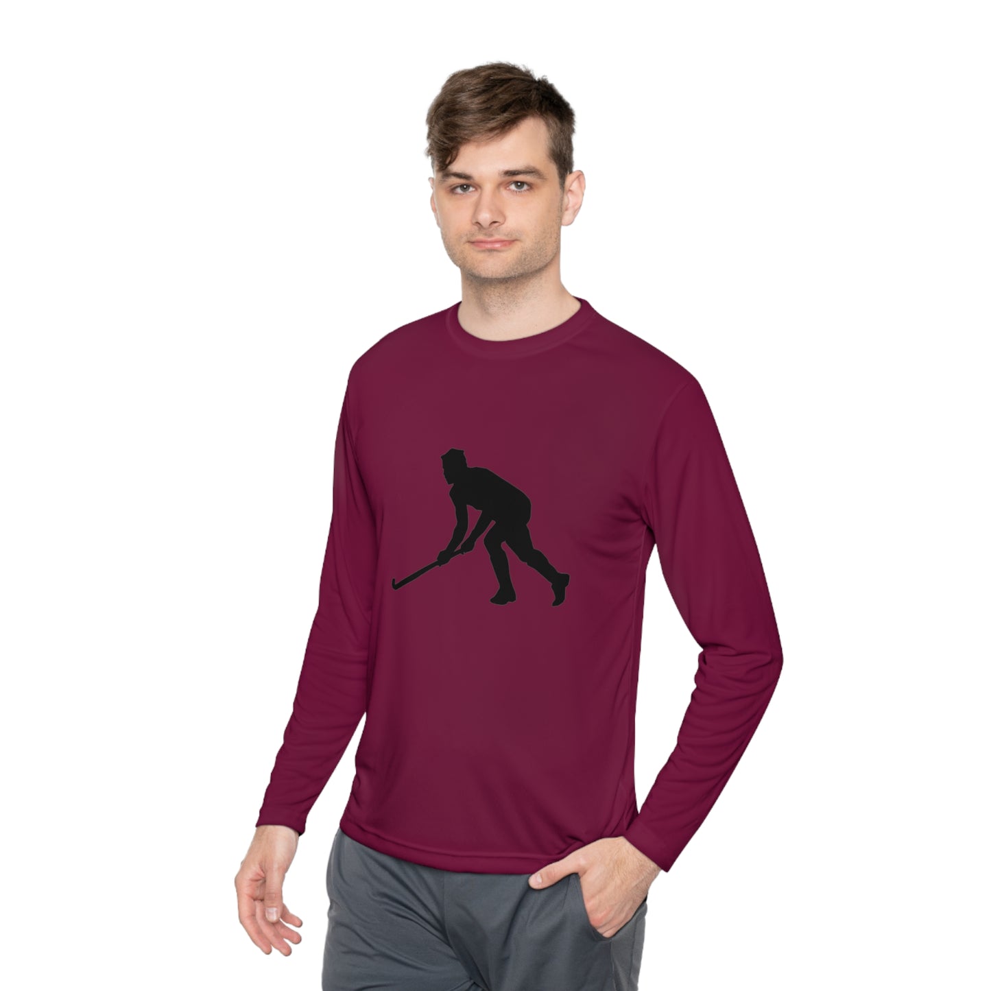 Lightweight Long Sleeve Tee: Hockey #2