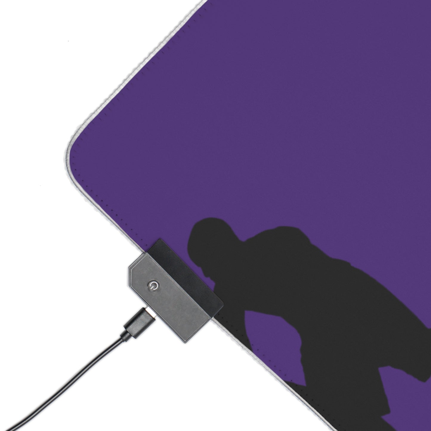 LED Gaming Mouse Pad: Basketball Purple