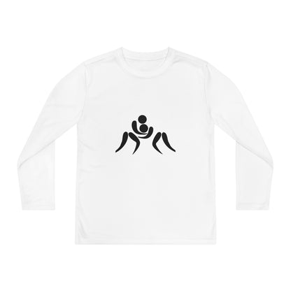 Youth Long Sleeve Competitor Tee: Wrestling