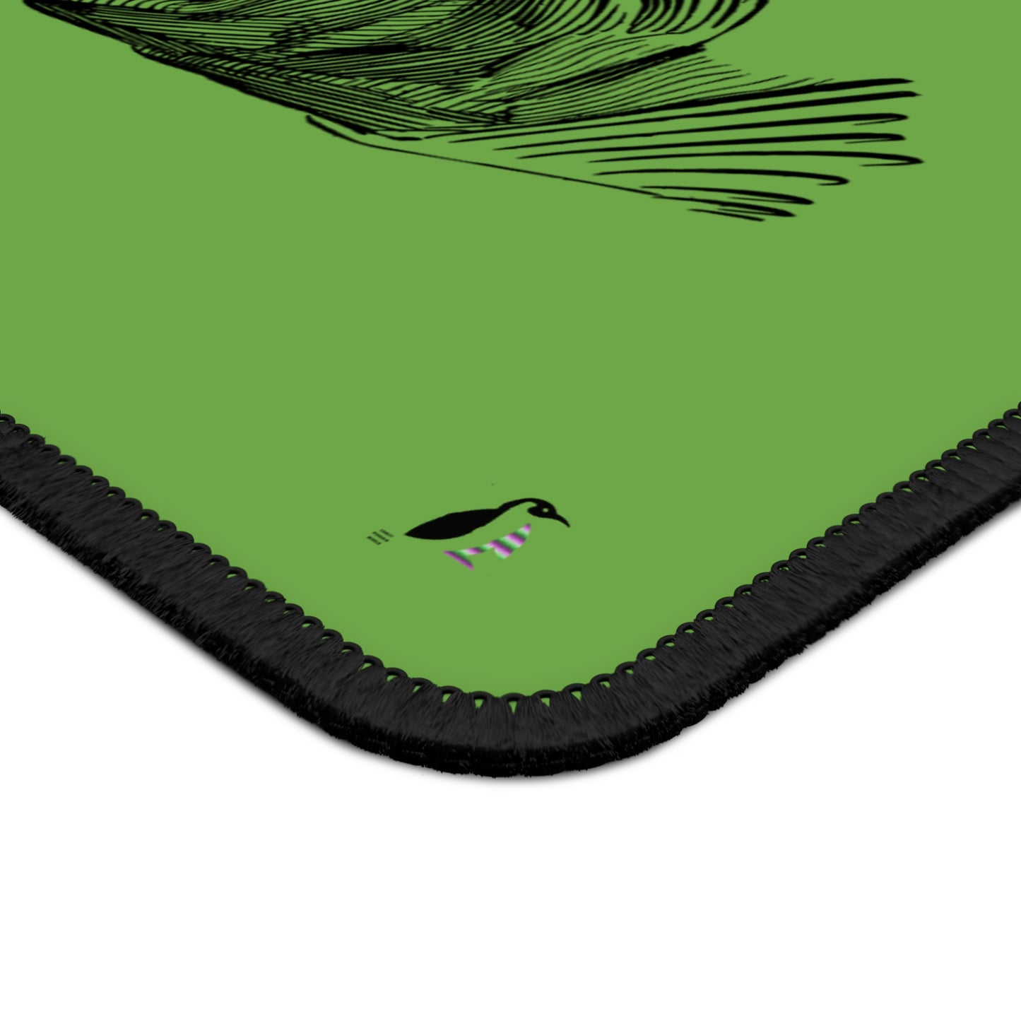 Gaming Mouse Pad: Writing Green