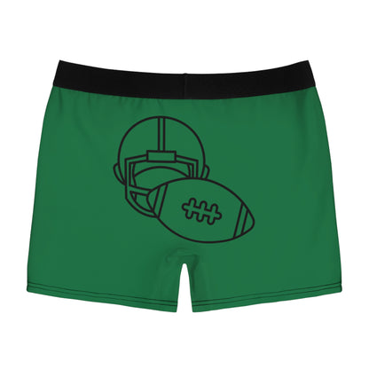 Men's Boxer Briefs Football Dark Green