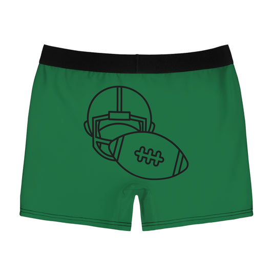 Men's Boxer Briefs Football Dark Green