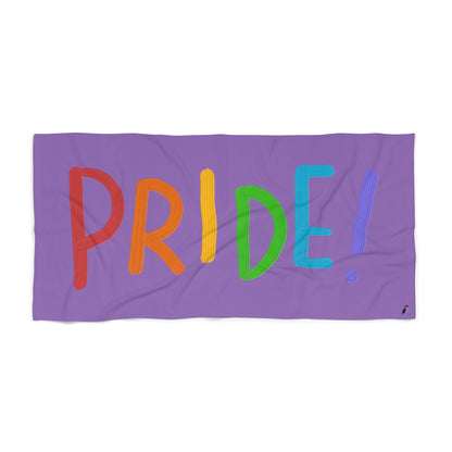 Beach Towel: LGBTQ Pride Lite Purple