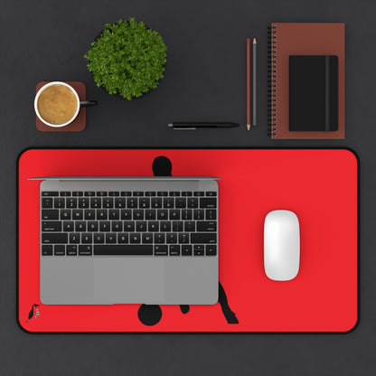 Desk Mat: Soccer Red