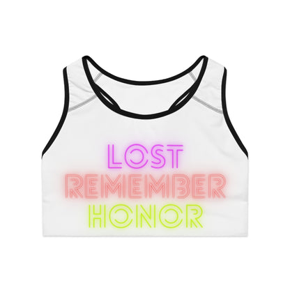 Sports Bra: Lost Remember Honor White