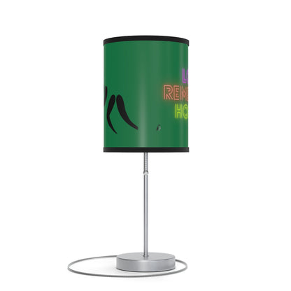 Lamp on a Stand, US|CA plug: Wrestling Dark Green