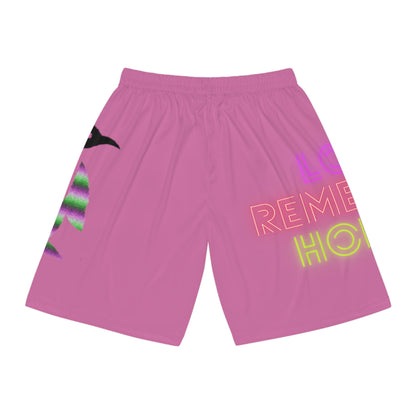 Basketball Shorts: Lost Remember Honor Lite Pink