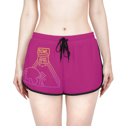 Women's Relaxed Shorts: Bowling Pink