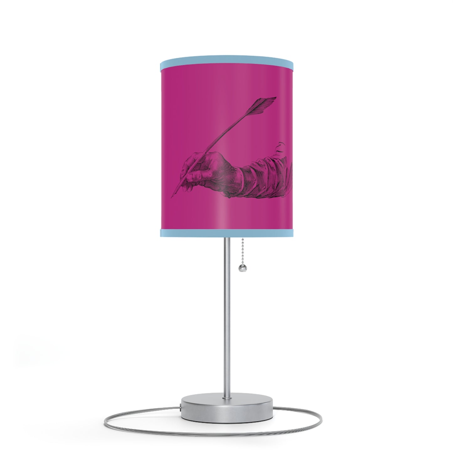 Lamp on a Stand, US|CA plug: Writing Pink