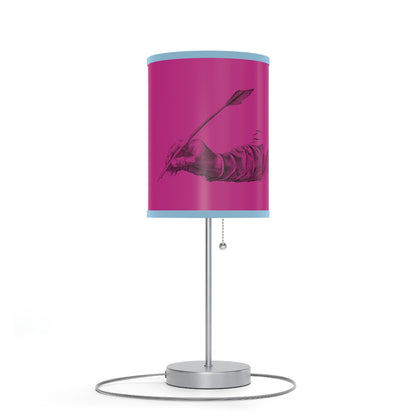 Lamp on a Stand, US|CA plug: Writing Pink