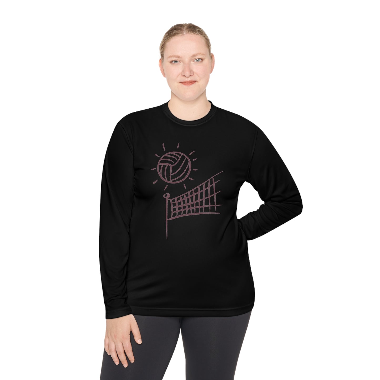 Lightweight Long Sleeve Tee: Volleyball #1