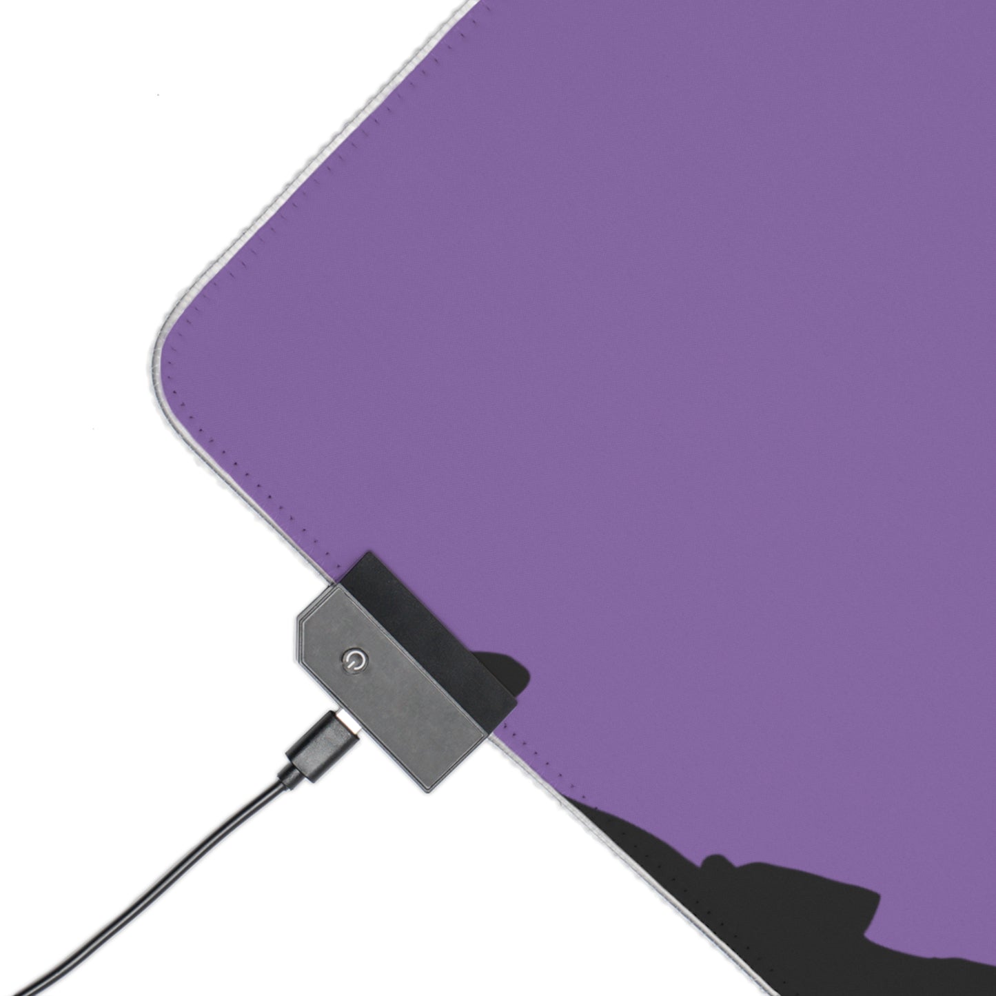 LED Gaming Mouse Pad: Soccer Lite Purple