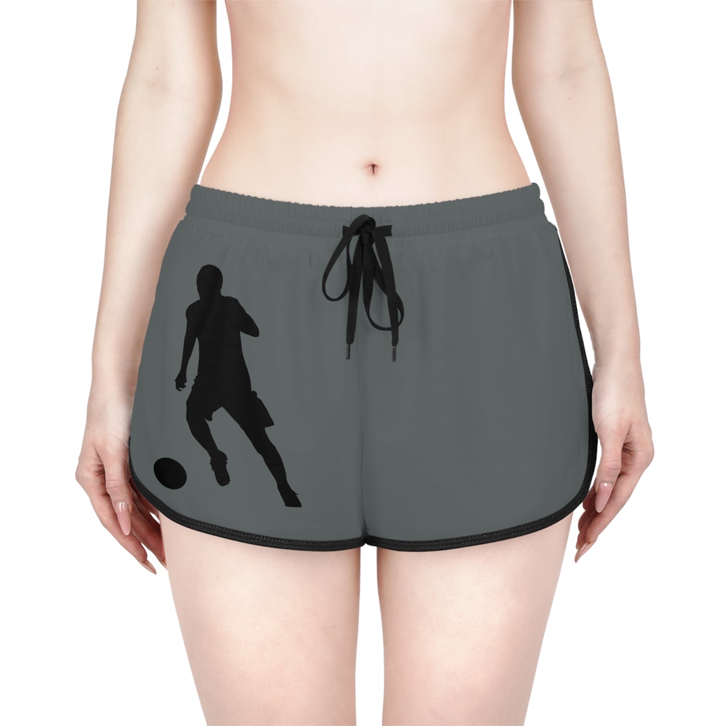 Women's Relaxed Shorts: Soccer Dark Grey