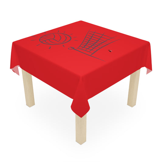 Tablecloth: Volleyball Red