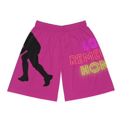 Basketball Shorts: Hockey Pink