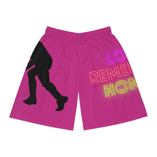 Basketball Shorts: Hockey Pink