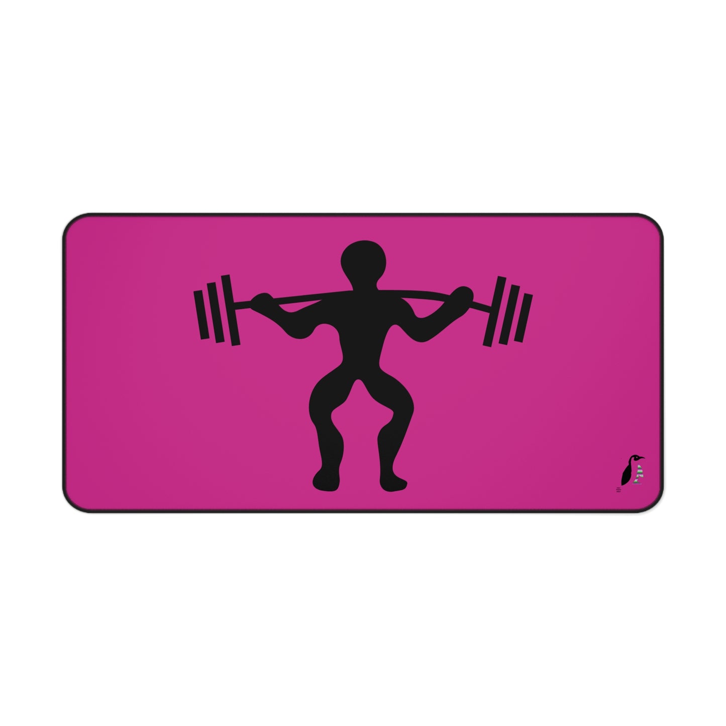 Desk Mat: Weightlifting Pink