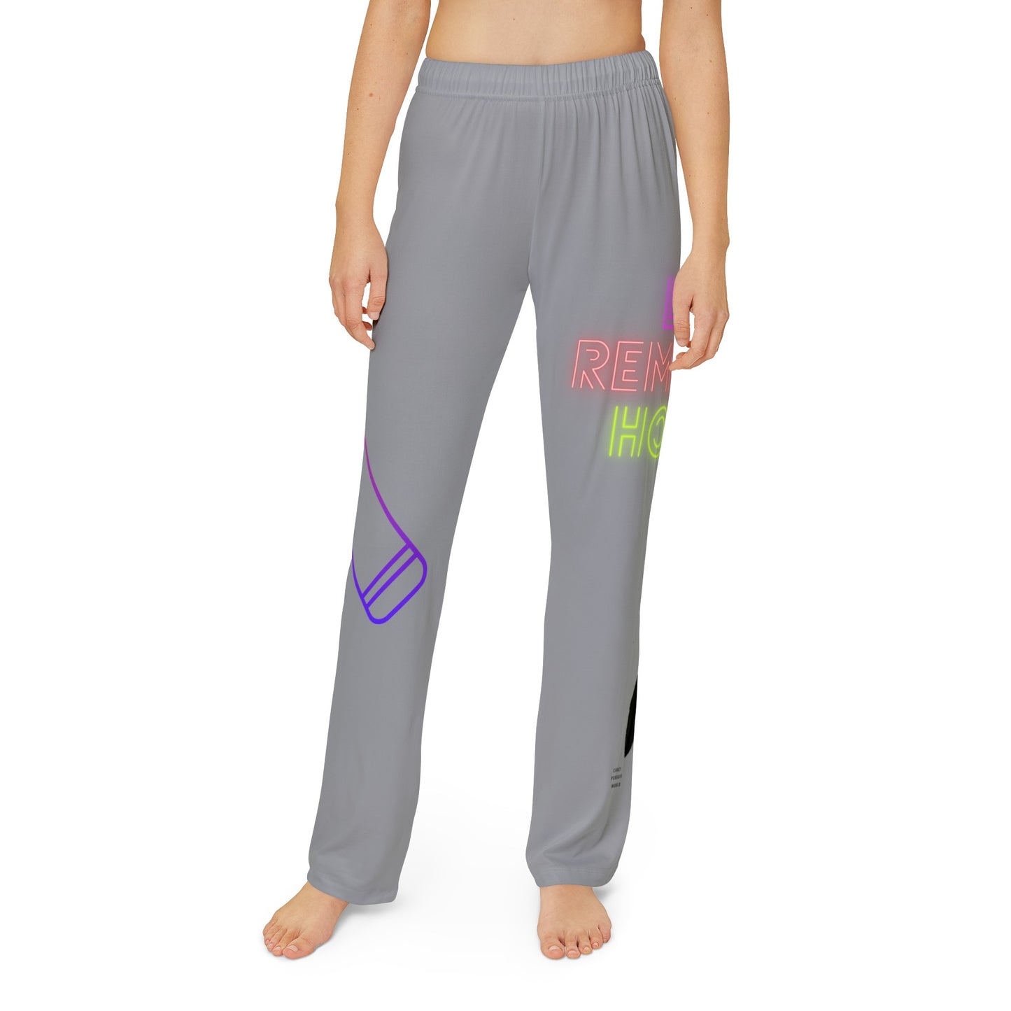 Kids Pajama Pants: Music Grey